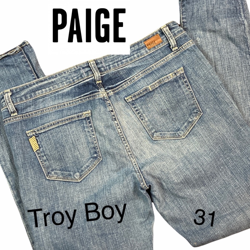 Paige Troy Boy Jeans size 31 🖤